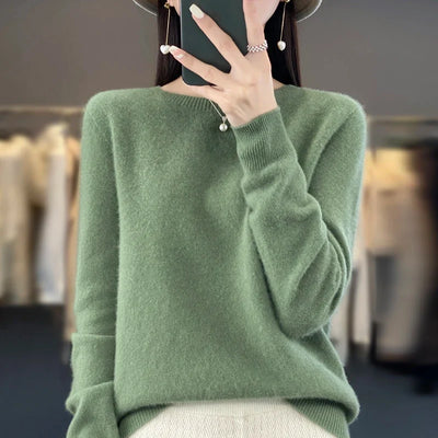 Briar | Women's Cashmere Crew Neck Sweater