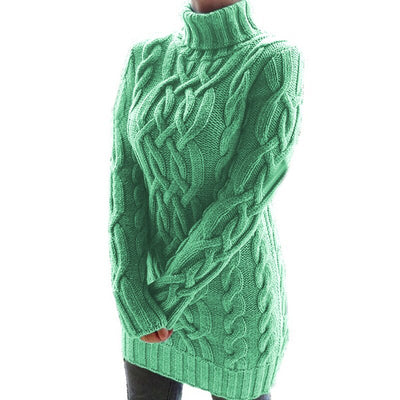 Bridget | Women's Cable Knit Tunic Sweater