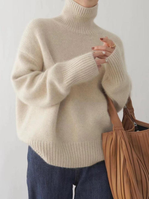 Carys - Women's Mock Neck Turtleneck Sweater