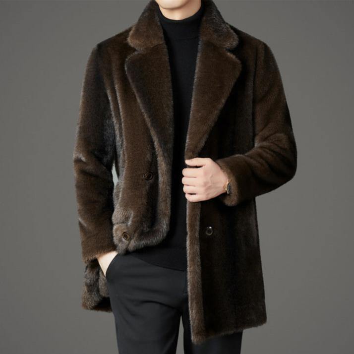 Nathaniel - Men's Faux Fur Coat