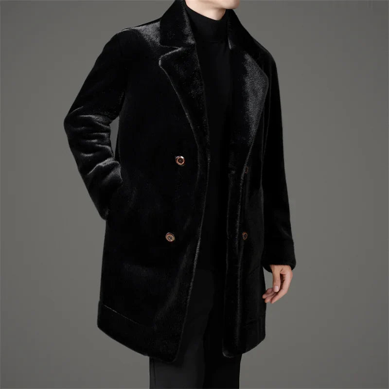 Nathaniel - Men's Faux Fur Coat
