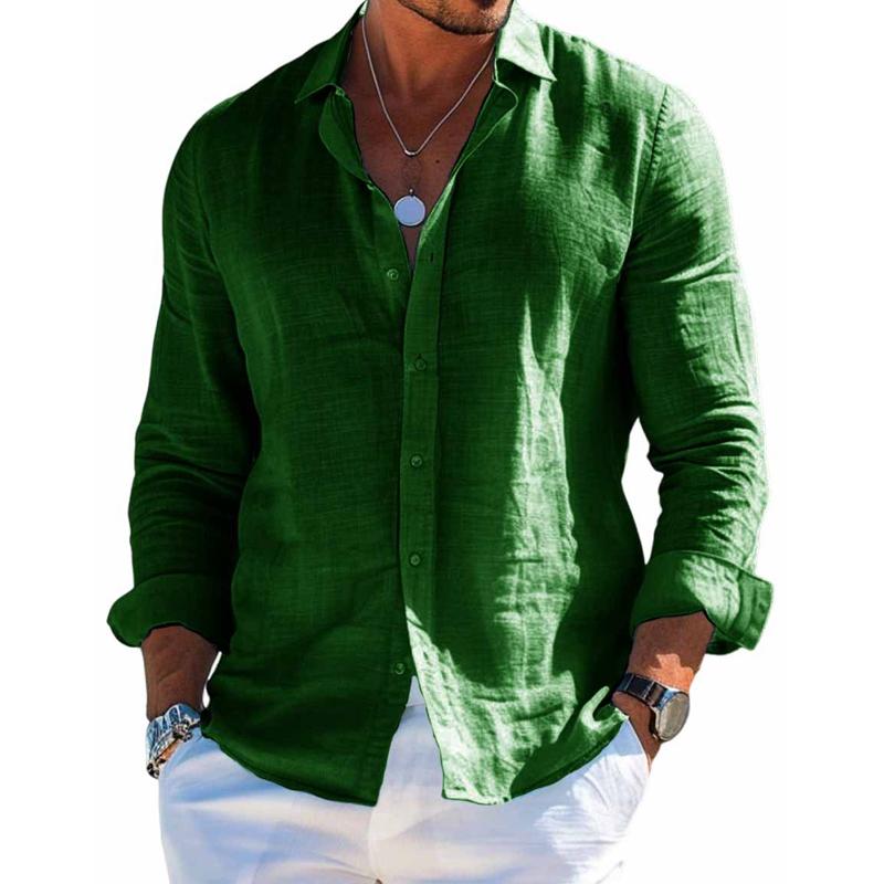 Alaric - Men's Long Sleeve Button Up Shirt