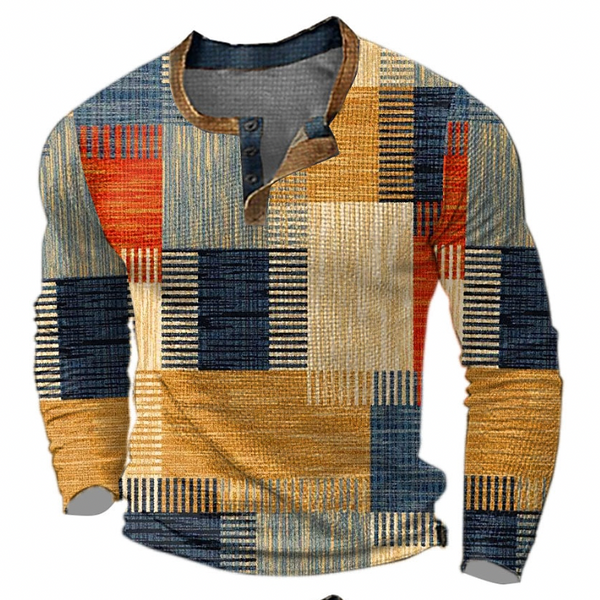 Albert - Men's Button Up Knit Sweater