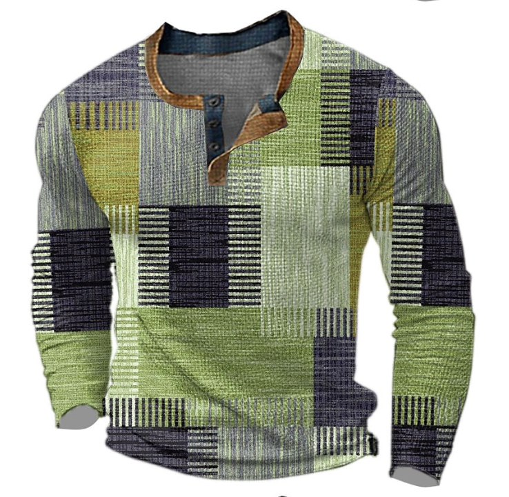 Albert - Men's Button Up Knit Sweater