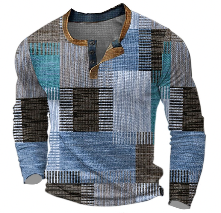 Albert - Men's Button Up Knit Sweater