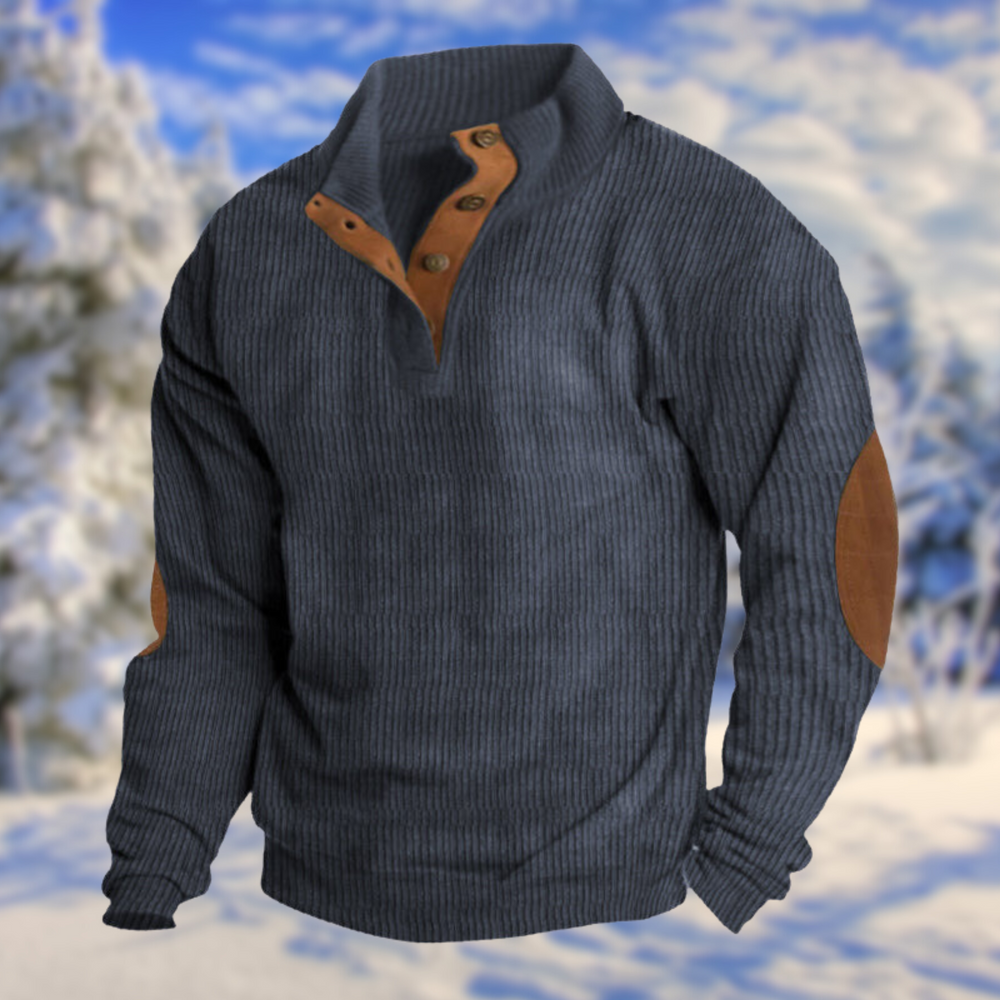 Anders - Men's Elbow Patch Knit Sweater