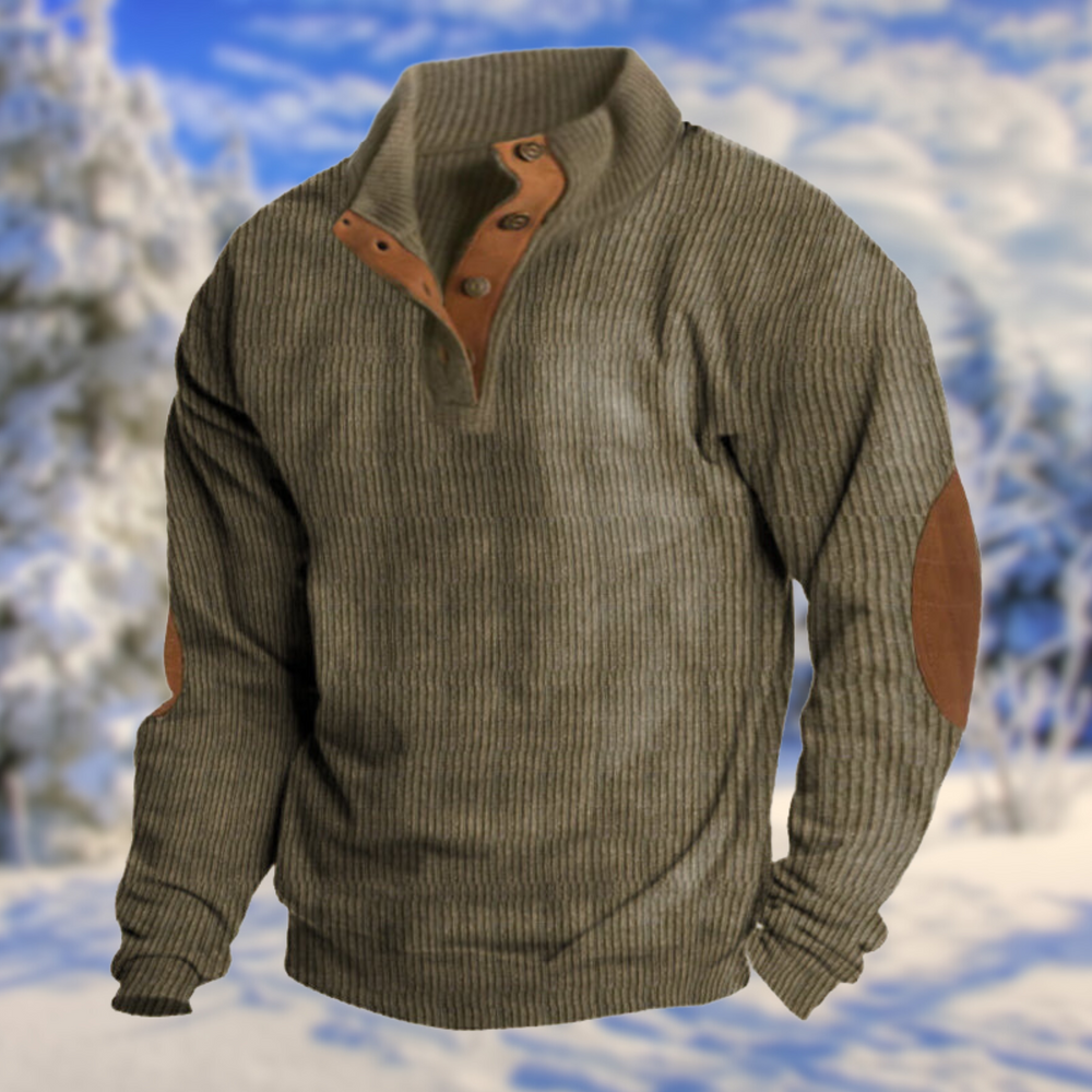 Anders - Men's Elbow Patch Knit Sweater