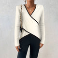 Arabella - Women's Wrap V Neck Sweater