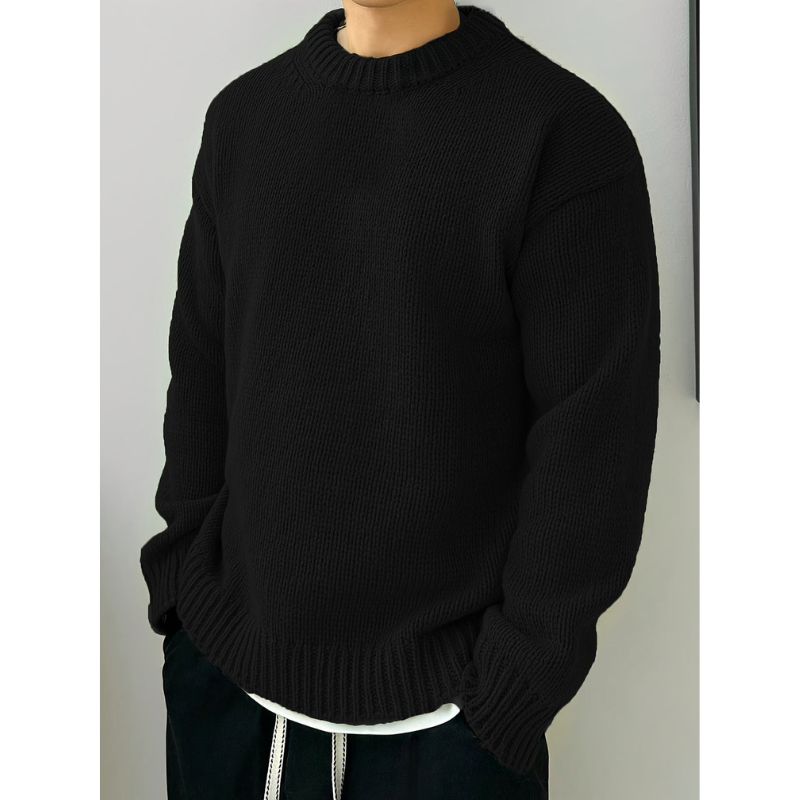 Archer - Men's Crew Neck Knit Sweater