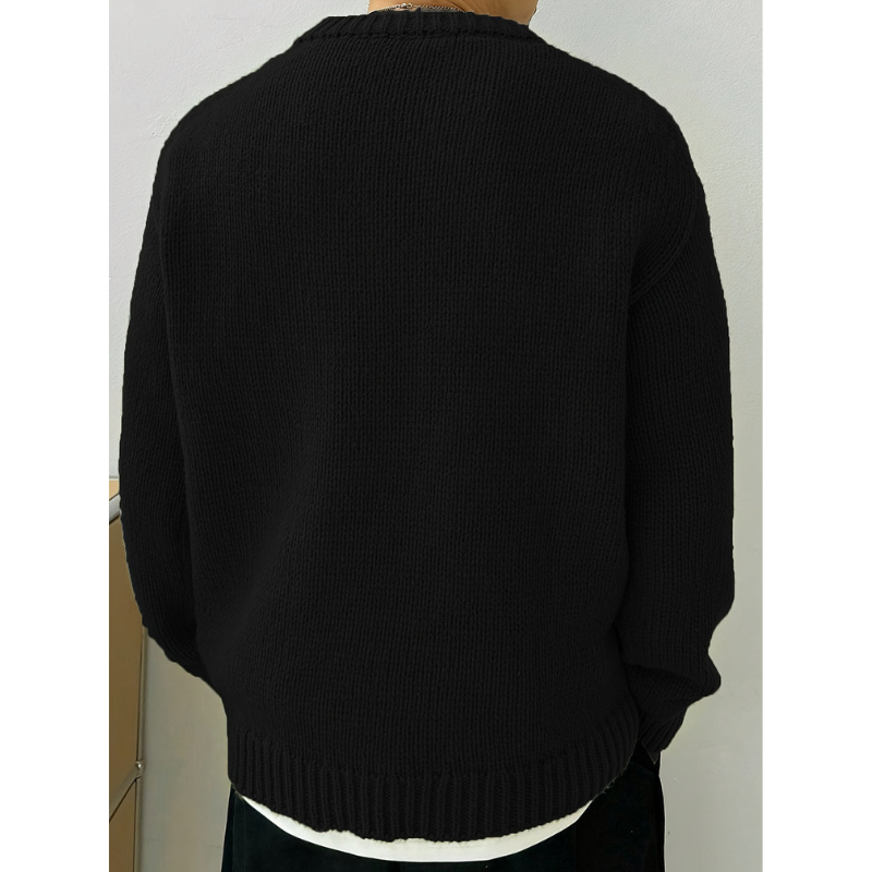 Archer - Men's Crew Neck Knit Sweater