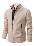 Barnaby - Men's Zip Up Knit Cardigan