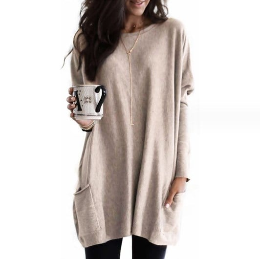 Beatrix - Women's Long Tunic Sweater