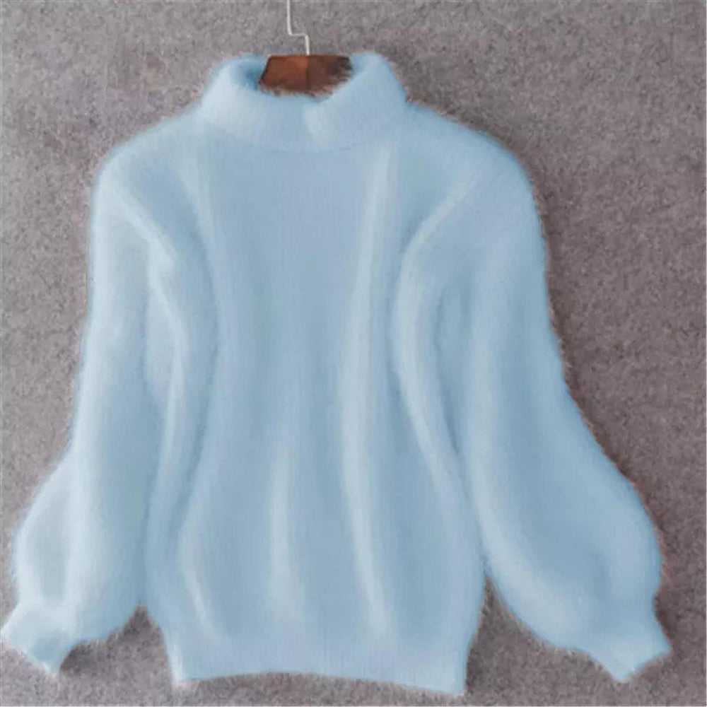 Bianca - Women's Chunky Turtleneck Sweater