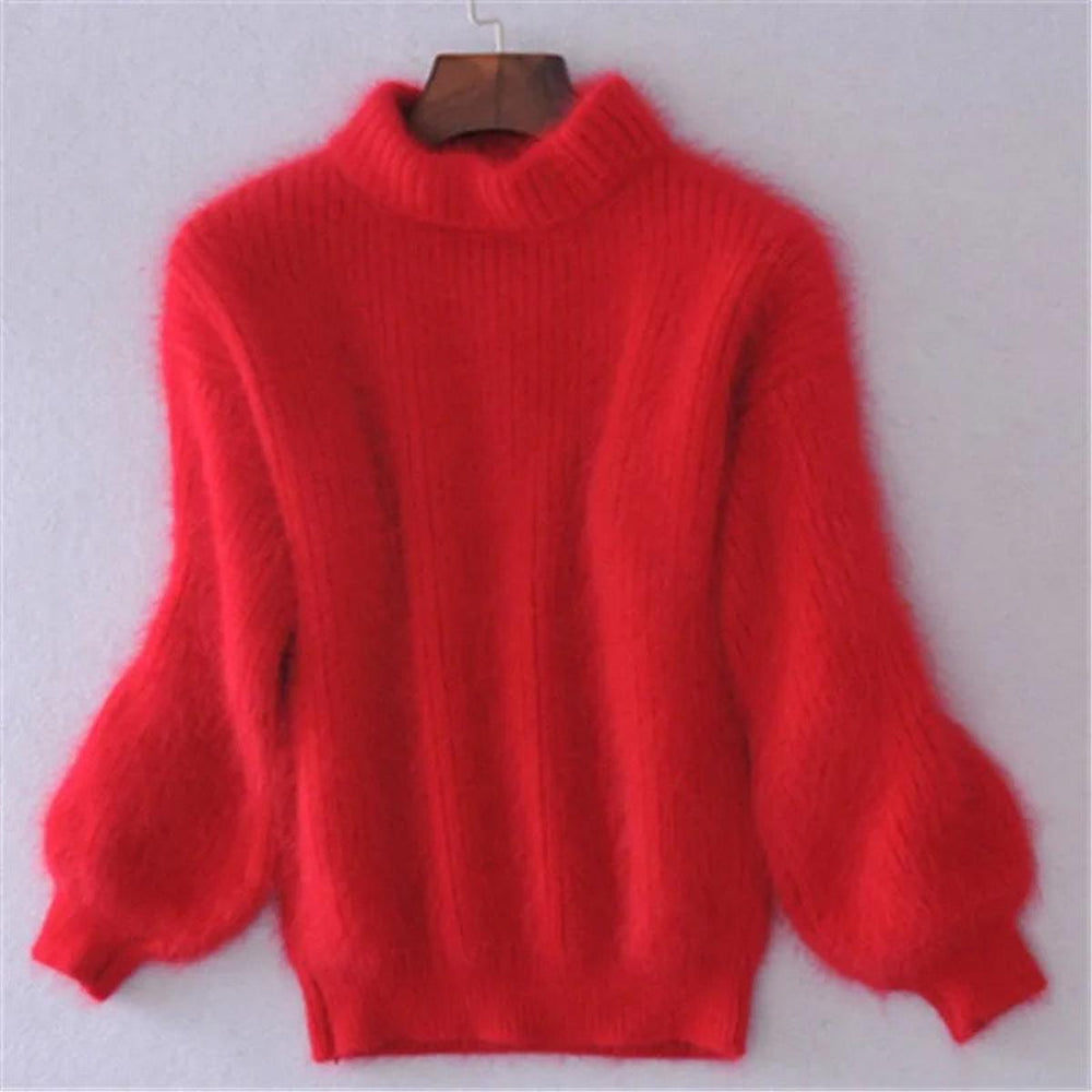 Bianca - Women's Chunky Turtleneck Sweater