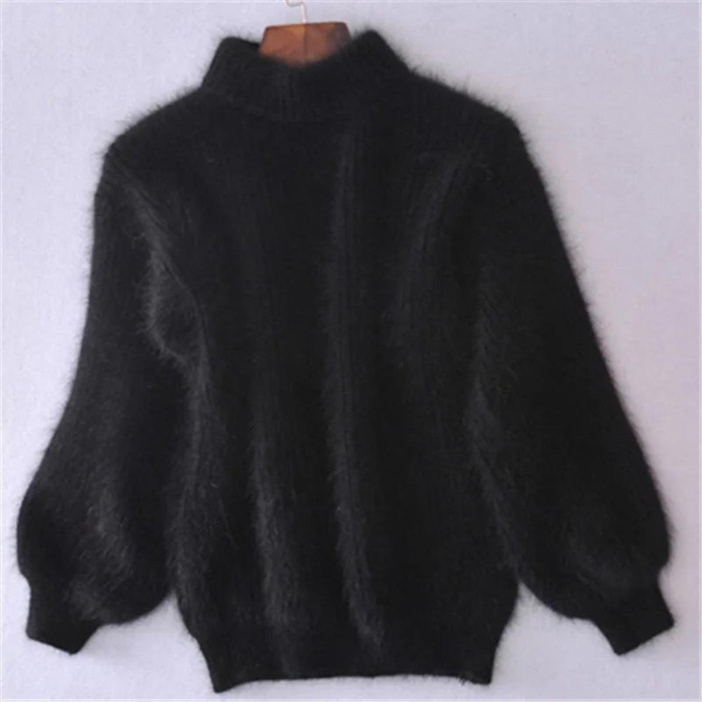 Bianca - Women's Chunky Turtleneck Sweater
