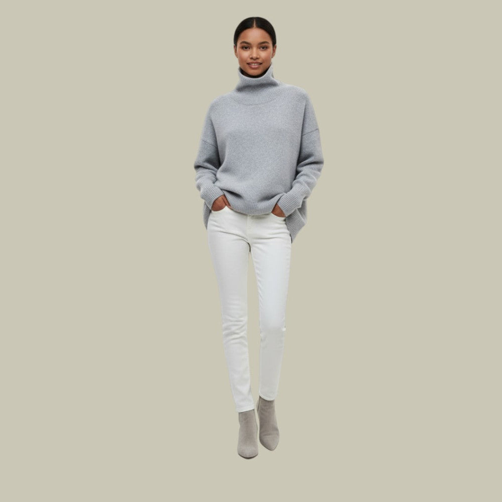 Blythe - Women's Long Sleeve Turtleneck Sweater