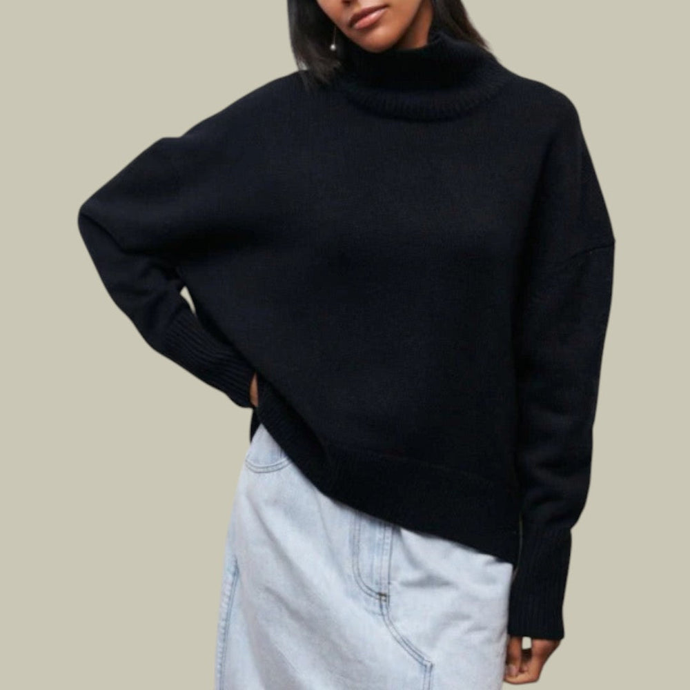 Blythe - Women's Long Sleeve Turtleneck Sweater