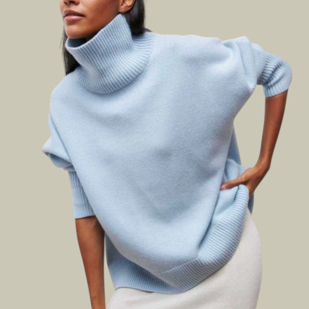 Blythe - Women's Long Sleeve Turtleneck Sweater