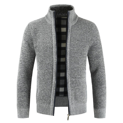 Booker - Men's Zip Up Knit Sweater
