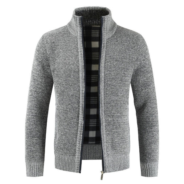 Booker - Men's Zip Up Knit Sweater