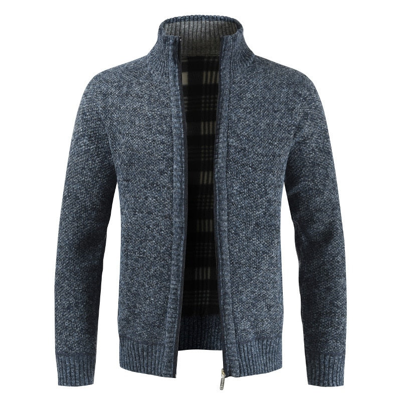 Booker - Men's Zip Up Knit Sweater