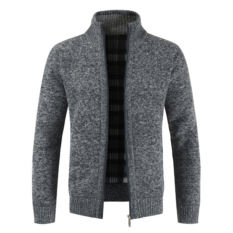 Booker - Men's Zip Up Knit Sweater