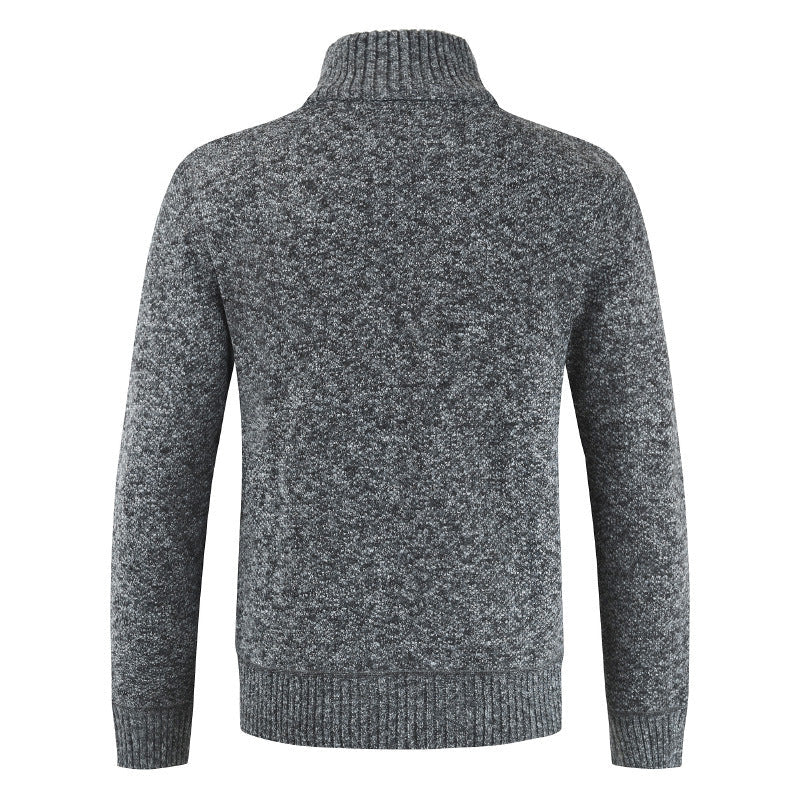 Booker - Men's Zip Up Knit Sweater