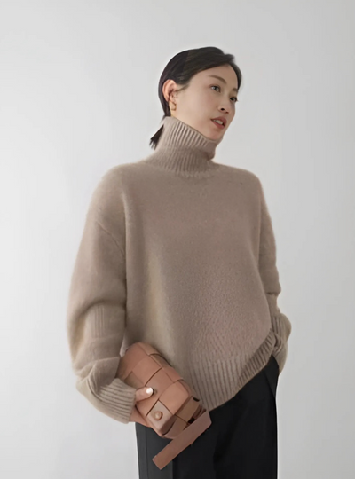 Brielle | Women's Ribbed Turtleneck Sweater