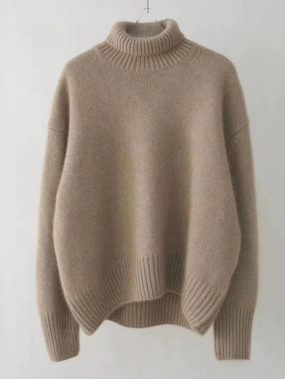 Brielle - Women's Ribbed Turtleneck Sweater