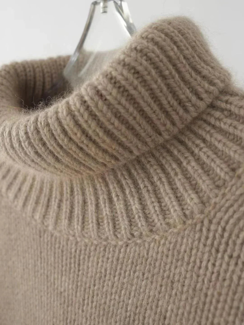 Brielle - Women's Ribbed Turtleneck Sweater