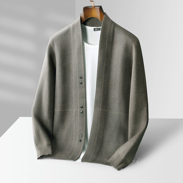 Caleb - Men's Open Front Knit Cardigan