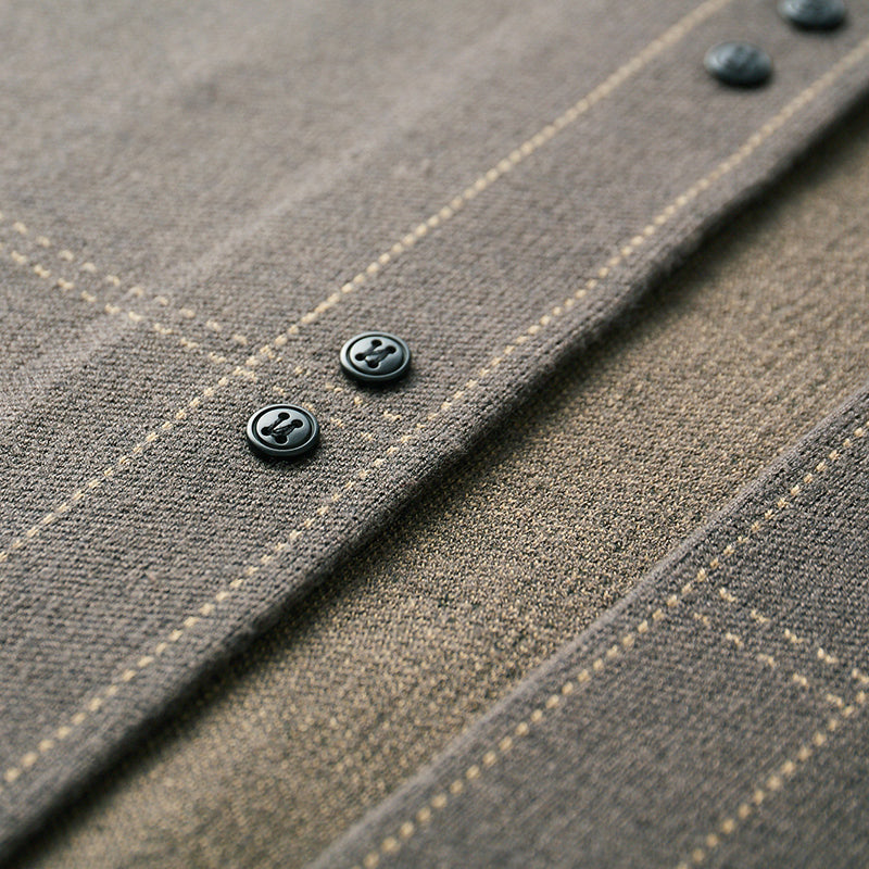 Caleb - Men's Open Front Knit Cardigan