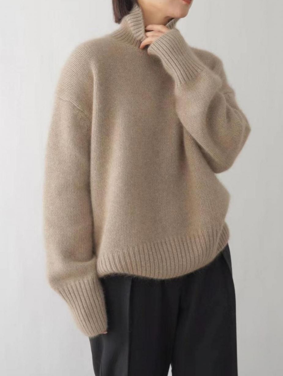 Carys - Women's Mock Neck Turtleneck Sweater