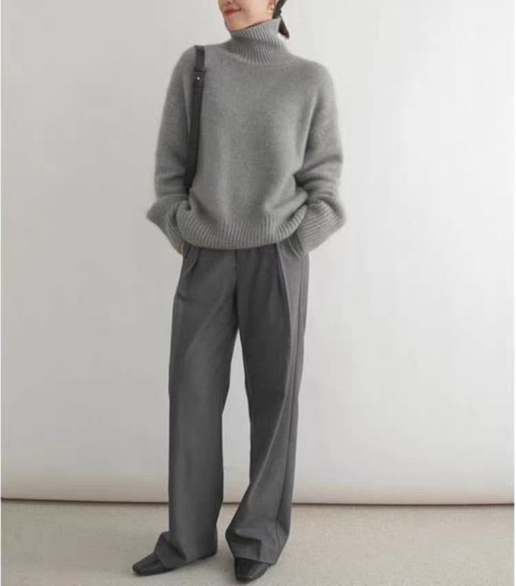 Carys - Women's Mock Neck Turtleneck Sweater