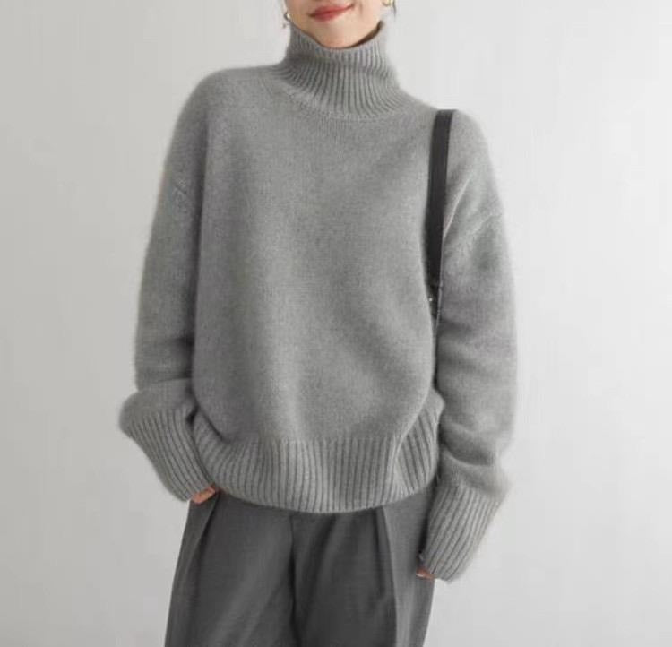 Carys - Women's Mock Neck Turtleneck Sweater