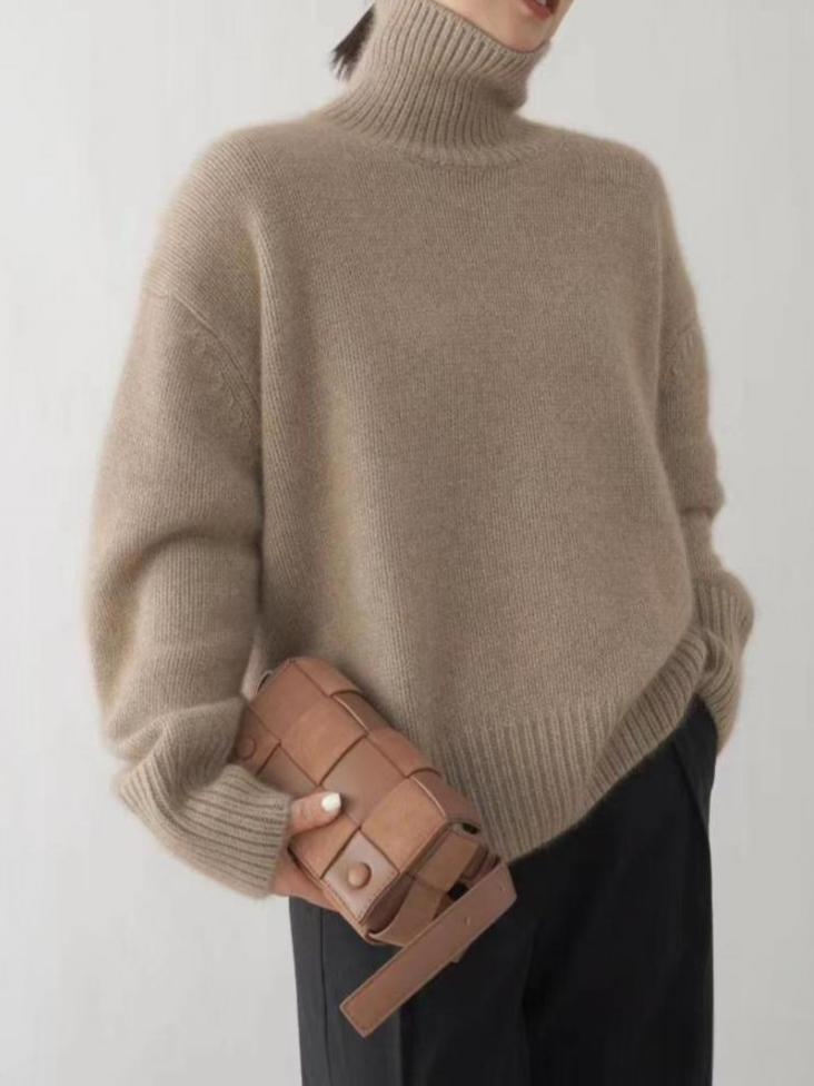 Carys - Women's Mock Neck Turtleneck Sweater