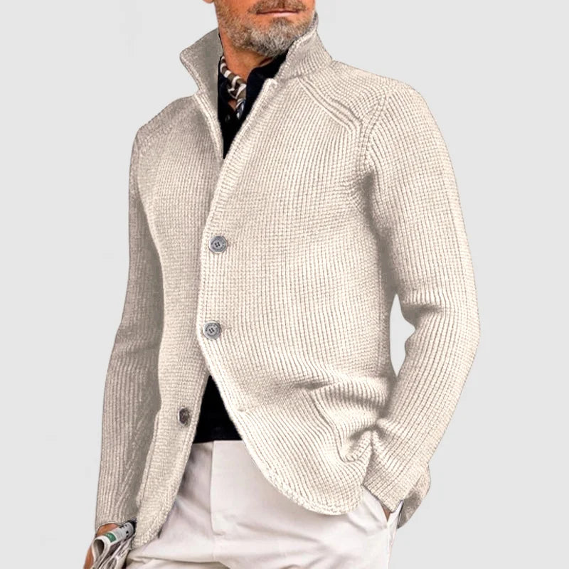 Casper - Men's Button Up Knit Cardigan