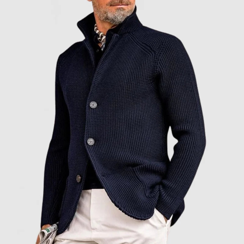 Casper - Men's Button Up Knit Cardigan