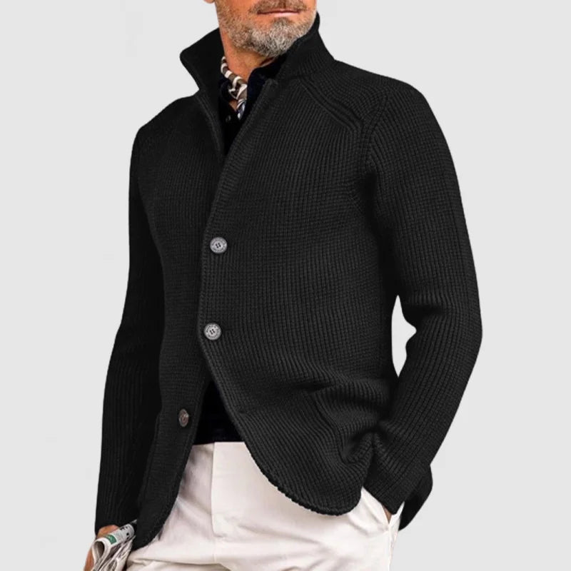 Casper - Men's Button Up Knit Cardigan