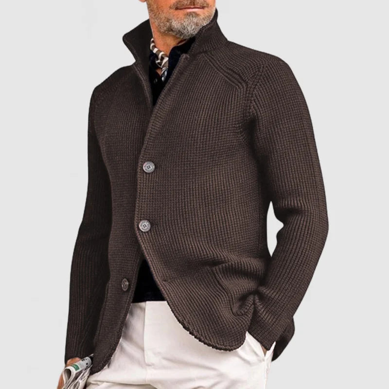 Casper - Men's Button Up Knit Cardigan