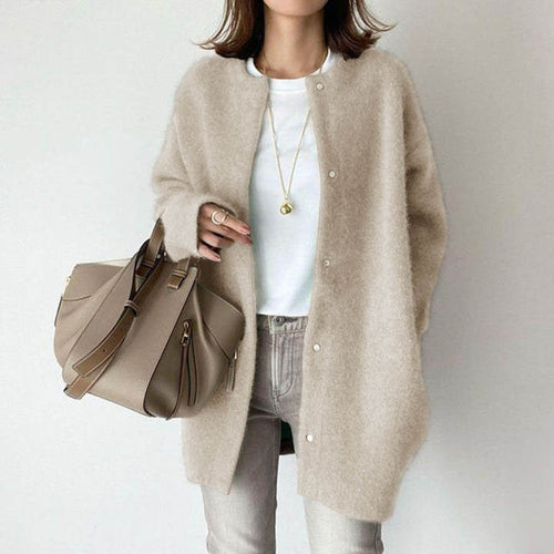 Charlotte - Women's Long Open Front Cardigan