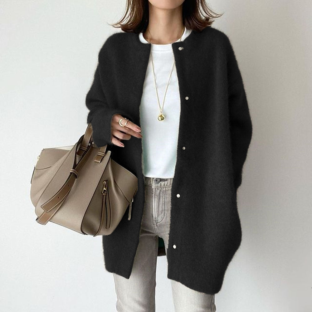 Charlotte - Women's Long Open Front Cardigan