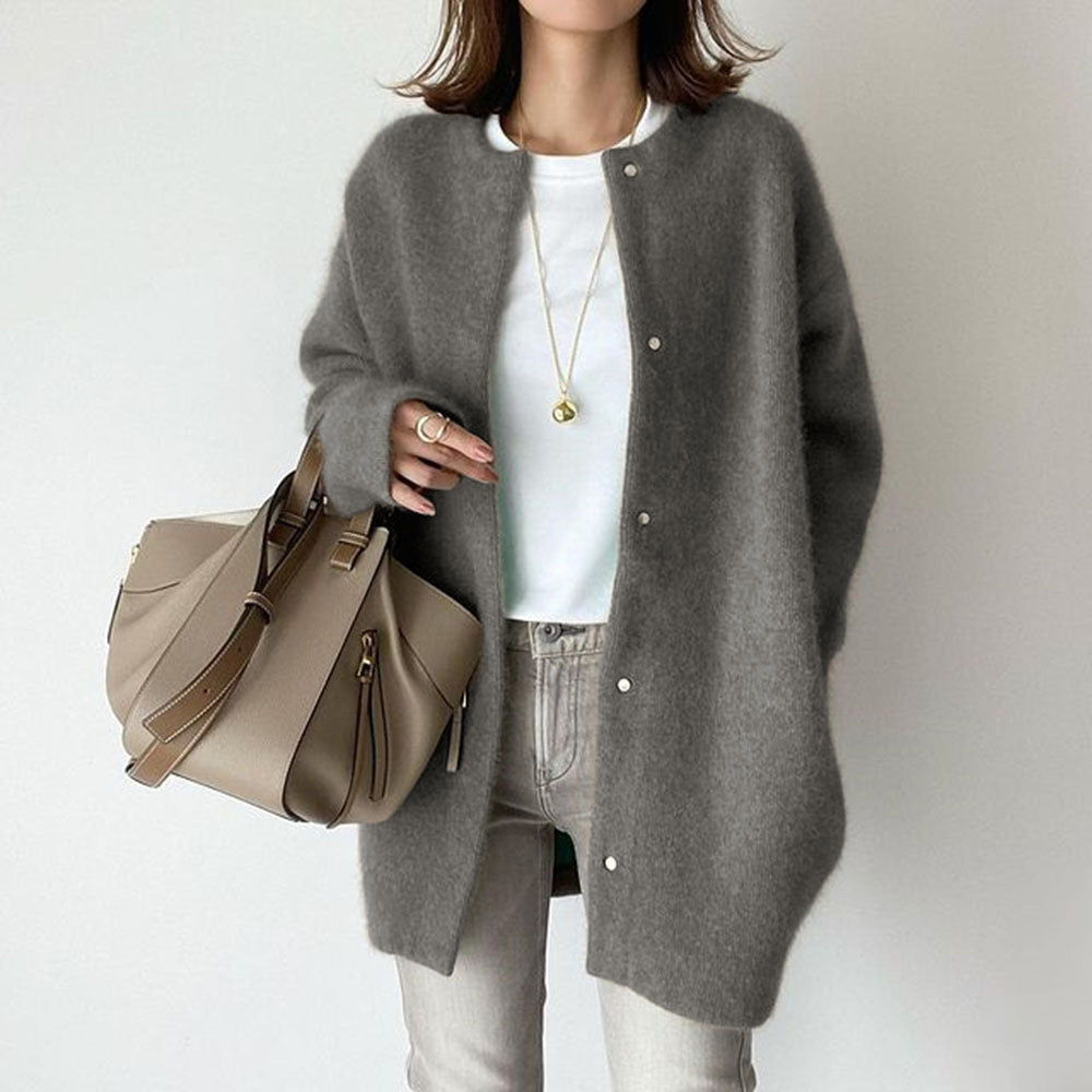 Charlotte - Women's Long Open Front Cardigan