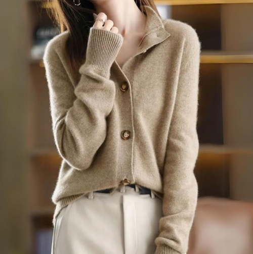 Clementine - Women's Open Front Knit Cardigan