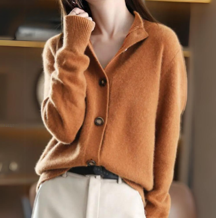 Clementine - Women's Open Front Knit Cardigan