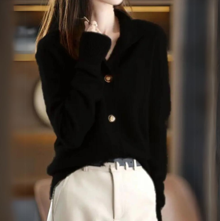 Clementine - Women's Open Front Knit Cardigan