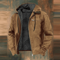 Conrad - Men's Hooded Leather Jacket