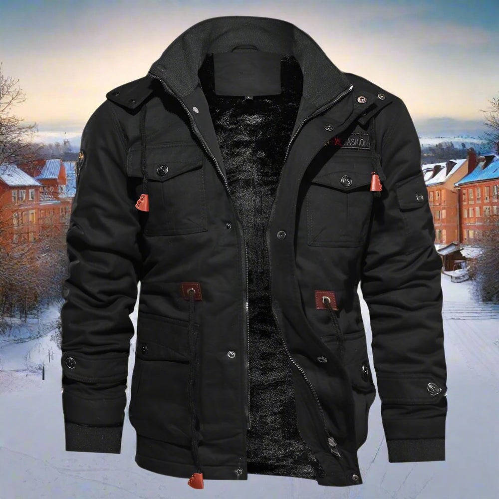 Dalton - Men's Hooded Military Jacket