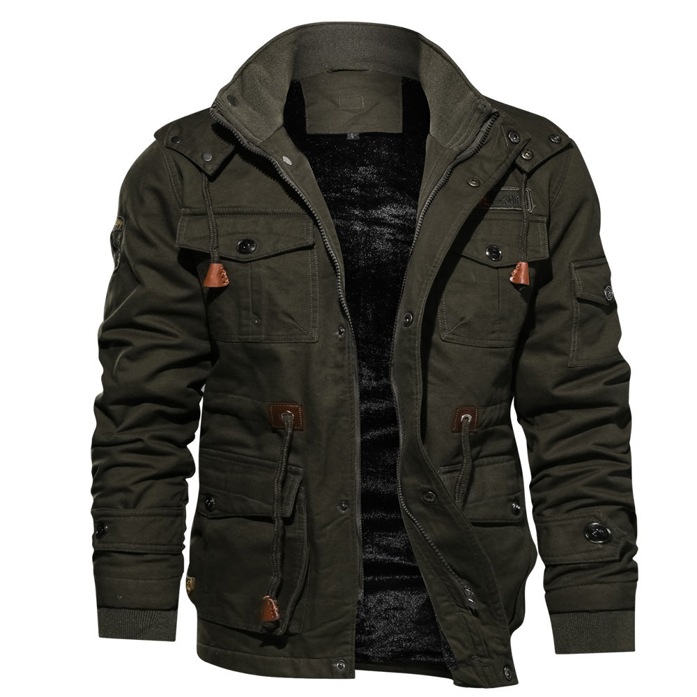 Dalton - Men's Hooded Military Jacket