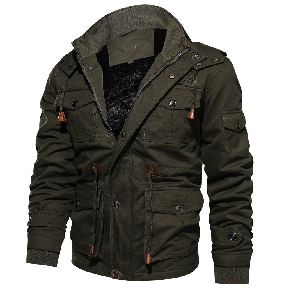 Dalton - Men's Hooded Military Jacket